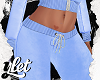 L! Blue y2k sweatshirt