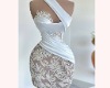 (BR) White Dress Cutout