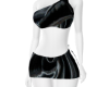 black skirt top