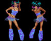 Purple/blue rave top