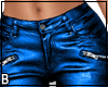 Blue Zipper Pants