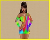 RLS Neon Rainbow Dress