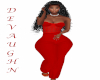 ELNA Red Pantsuit