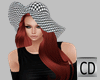 CDF Hat + Hair Red