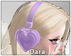 R. Heart Headphone Lilac