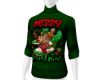 XMAS TURTLENECK GRN