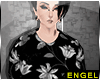 ! Black White Floral
