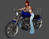 Blue Motorcycle