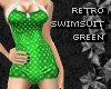 [P] retro swimsuit green