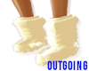 OG| White Furry Boots