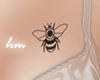 Bee - minimal tattoo