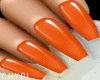 C~Orange Caiope Nails