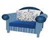 BLUE WICKER CHAIR FOR  2