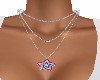 USA STAR NECKLACE