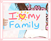 I <3 my Family|M/F Sign
