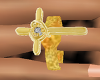 Gold Cross Ring (rt)