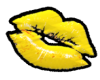 golden yellow lips