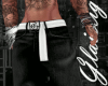 [G] Black Baggy Jeans