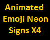 Emoji Neon SignsX4-Vol2