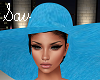 Blue Straw Hat