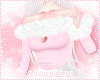 ✰S Pink fluff Crop