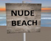 Nude Beach-sign