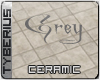Grey ceramic floor
