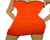 Orange snake dress 