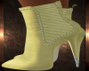 Yellow Studed Ankle Boot