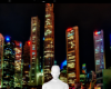 Big city background