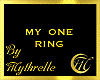 MY ONE RING