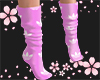 Pink & White Socks
