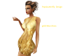 gold bbw dress