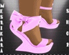 Bow Pnk  Heels