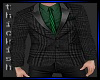 Male Suit Green Tie