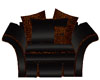 Black Satin Chair
