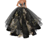 Black & Gold Ball Gown