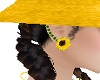 Sunflower earring