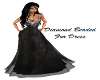 Diamond Beaded Fur Dress
