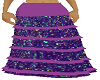 sheath skirt purple