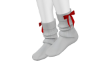 RED BOW SOCKS
