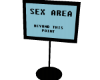 Sex Area Sign