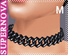 SN. Blk Chain Necklace M