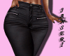 JNSR BLACK LEATHER PANT.