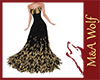 MW- Gold Feathers Dress