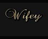 Wifey  Black Couch