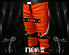 ~Orange Straped Pants~