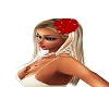 red hair roses