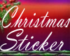 Christmas avi Sticker