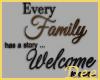 Family Story Sign